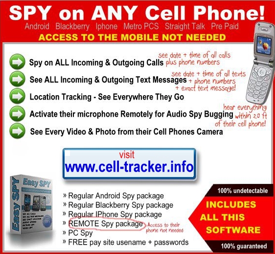 Easy Spy cell phone spy banner.